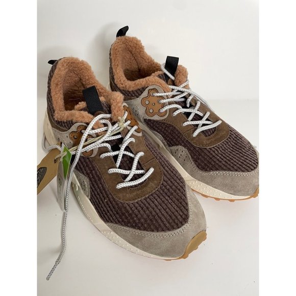 Free People Mens Flower Mountain KOTETSU Sneakers Suede Faux Shearling US 8 41 - Picture 2 of 9